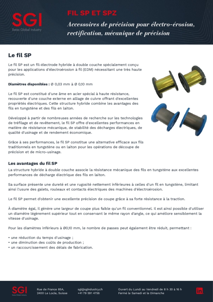 Fil SP et SPZ