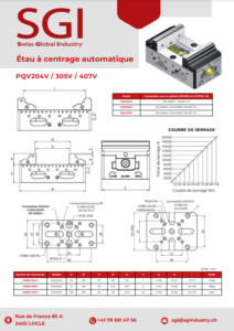 Étau à centrage automatique
