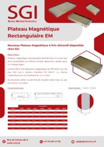 Plateau Magnétique Rectangulaire EM (1)