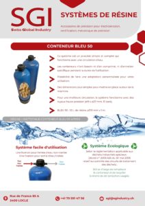 Système de résine Bleu 50