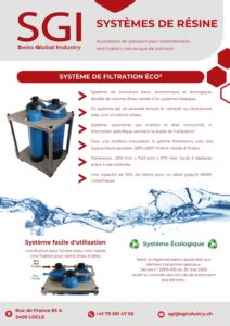 Systèmes de résine